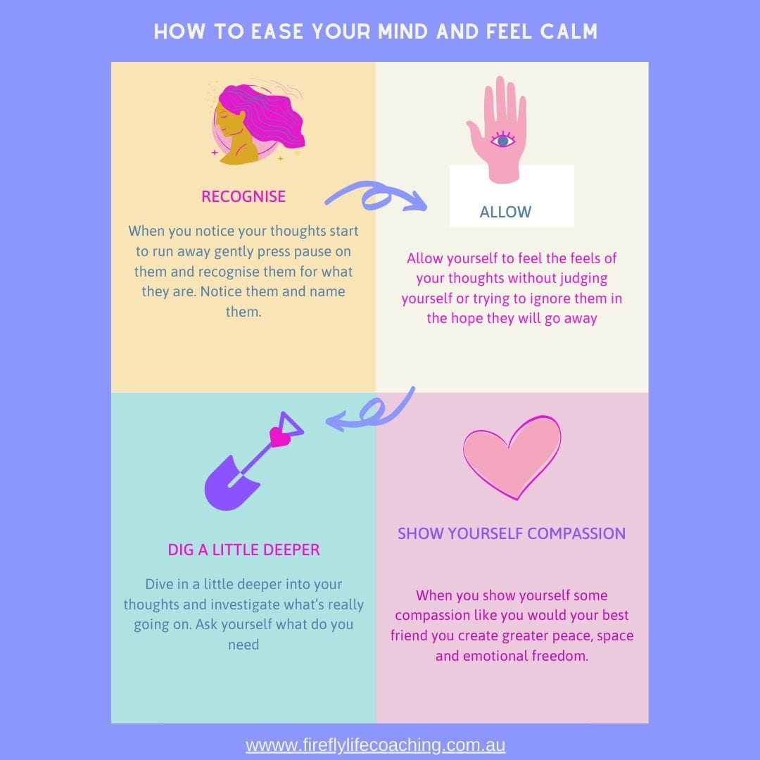 How to ease your mind and feel calm. — Firefly Lifecoaching